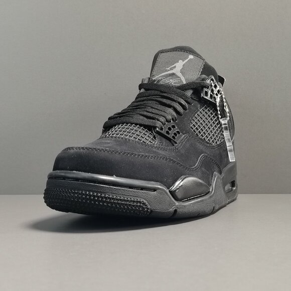 Nike Air Jordan Retro 4 Black Cat Light Graphite - Picture 5 of 9